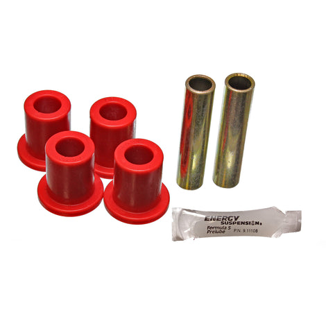 Red Front Frame Shackle Bushing Set <br>65-79 Ford F-250