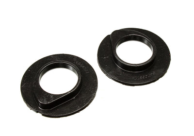 Black Front Coil Spring Isolator Set <br>90-96 Ford Bronco F-150