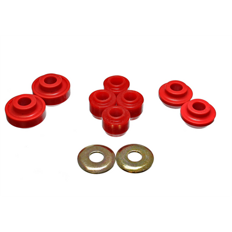 Red Strut Rod Bushing Set <br>86-95 Ford Taurus