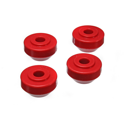 Red Front Strut Rod Bushing Set <br>1976 Ford Elite