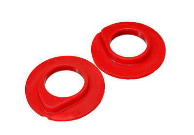 Red Front Coil Spring Isolator Set <br>90-96 Ford Bronco F-150