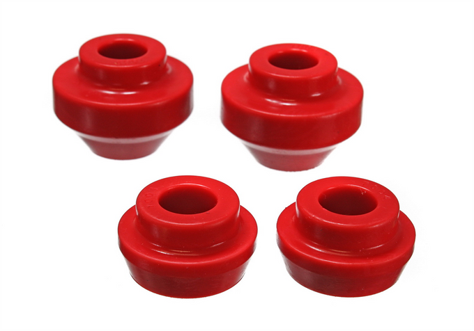 Red Strut Arm Bushing Set <br>80-92 Ford F-150 F-250 F-350