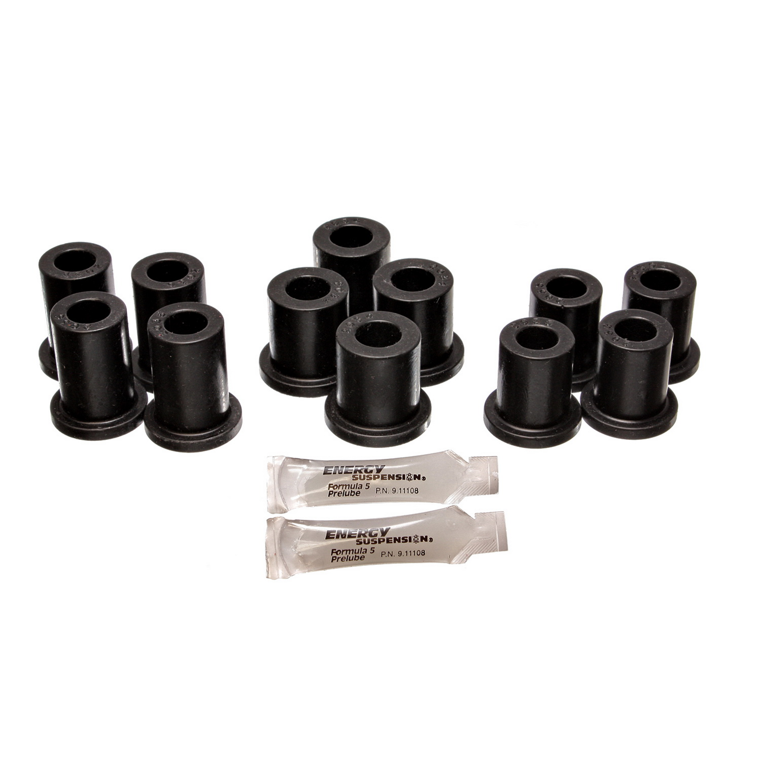 Black Rear Spring Frame Shackle Bushing Set <br>83-93 Dodge Ram 50