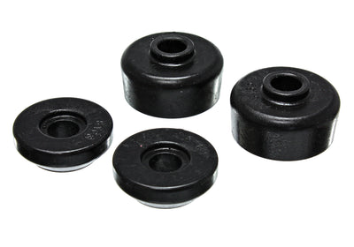 Black Rear Shock Upper Bushing Set <br>95-99 Mitsubishi Eclipse