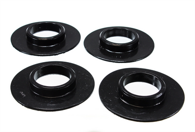 Black Rear Coil Spring Isolator Set <br>01-10 Chrysler PT Cruiser