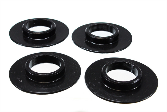 Black Rear Coil Spring Isolator Set <br>01-10 Chrysler PT Cruiser