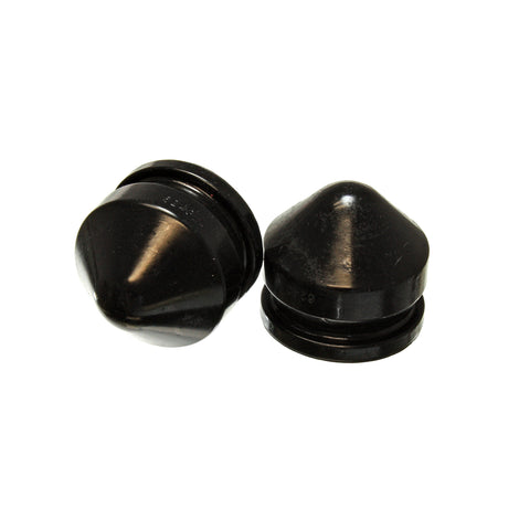 Black Front Bumper Stop Set <br>02-05 Dodge Ram 1500