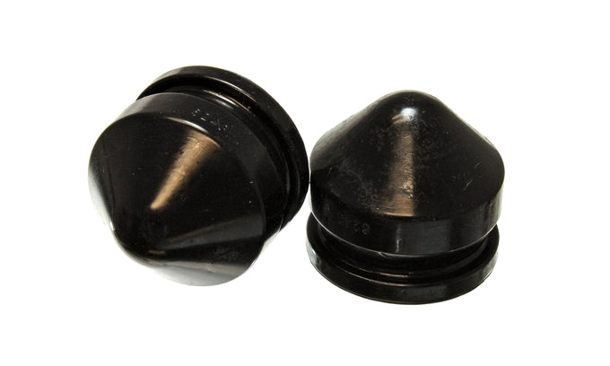 Black Front Bumper Stop Set <br>02-05 Dodge Ram 1500