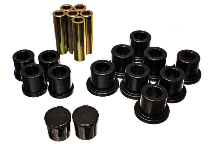 Rear Leaf Spring Bushing Set - 3 in. Wide Springs <br>94-02 Dodge Ram 2500 Ram 3500