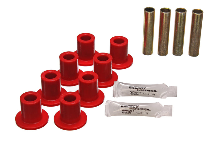 Red Leaf Spring Bushing Set <br>75-80 Dodge D200 D300
