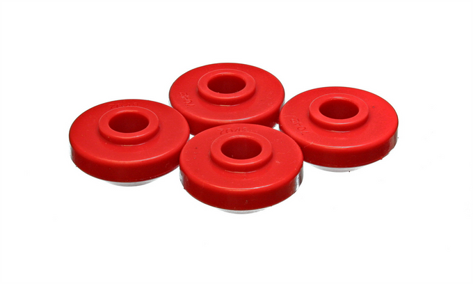 Red Strut Rod Bushings <br>1980 Dodge RD200