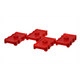 Leaf Spring Isolator Set <br>73-76 Dodge Charger Coronet Monaco