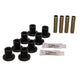 Black Front Leaf Spring Bushing Set <br>75-80 Dodge D200 D300