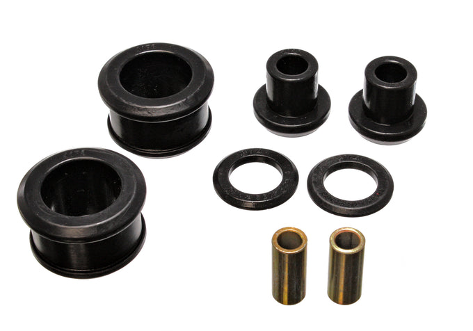 Black Rear Differential Carrier Bushing Set <br>89-96 Nissan 300ZX