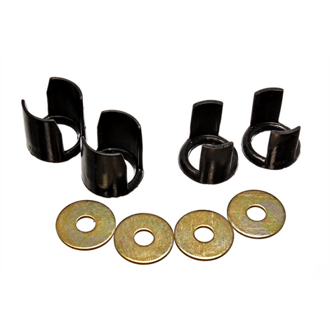 Black Rear Subframe Insert Set <br>89-94 Nissan 240SX