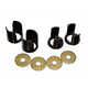 Black Rear Subframe Insert Set <br>89-94 Nissan 240SX