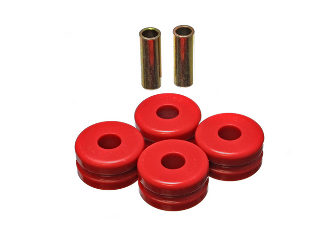 Red Front Strut Rod Bushing Set <br>70-73 Nissan 240Z