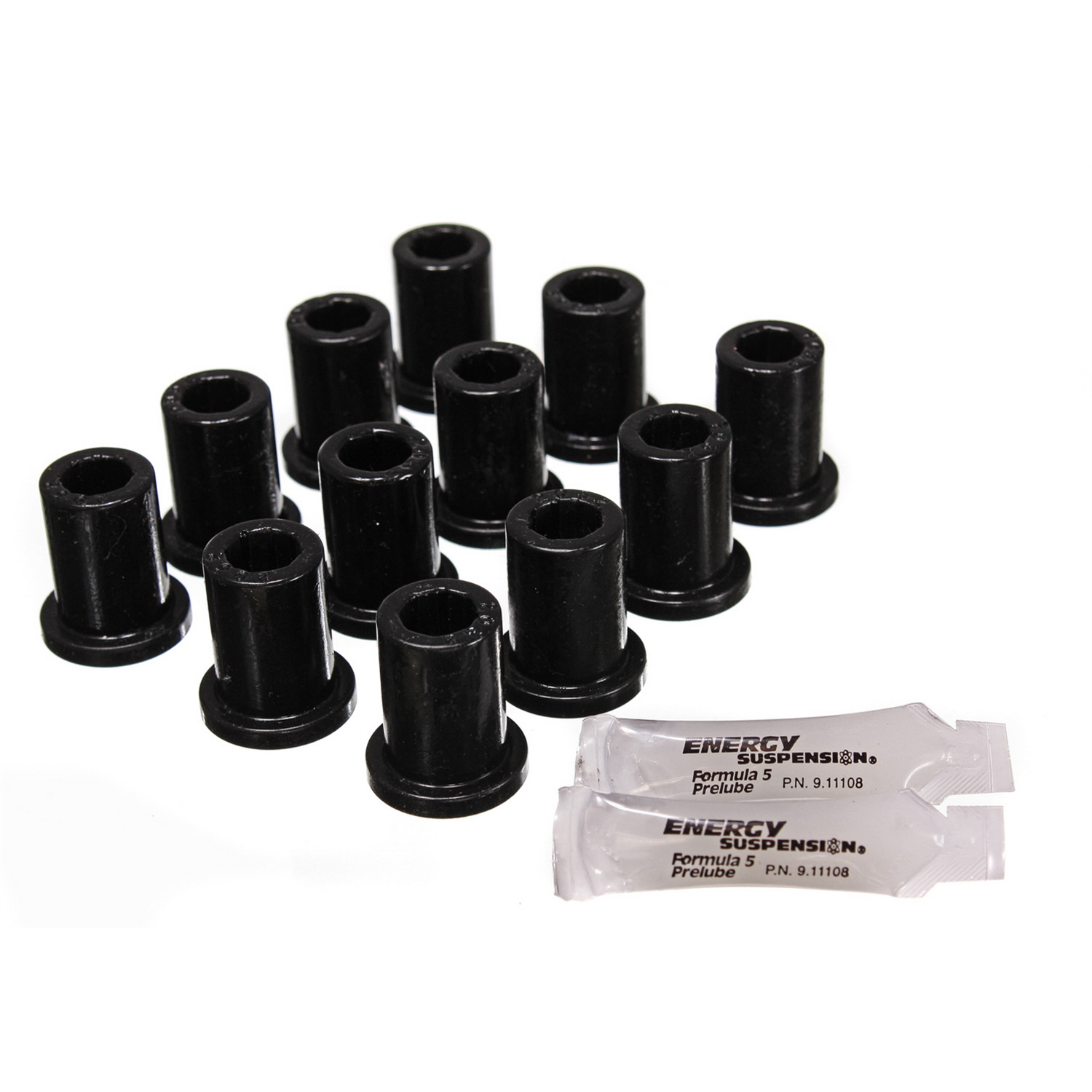 Black Front Leaf Spring Bushing Set <br>69-80 Toyota Land Cruiser