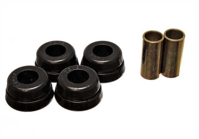 Black Front Strut Rod Bushing Set <br>79-94 Toyota Pickup