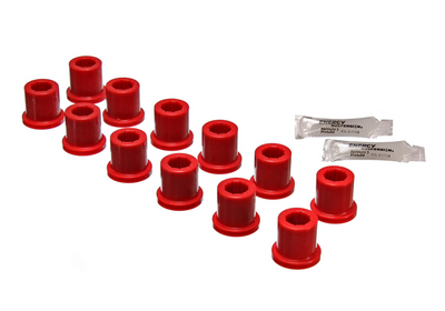 Black Rear Spring Frame Shackle Bushing Set <br>79-83 Toyota Pickup