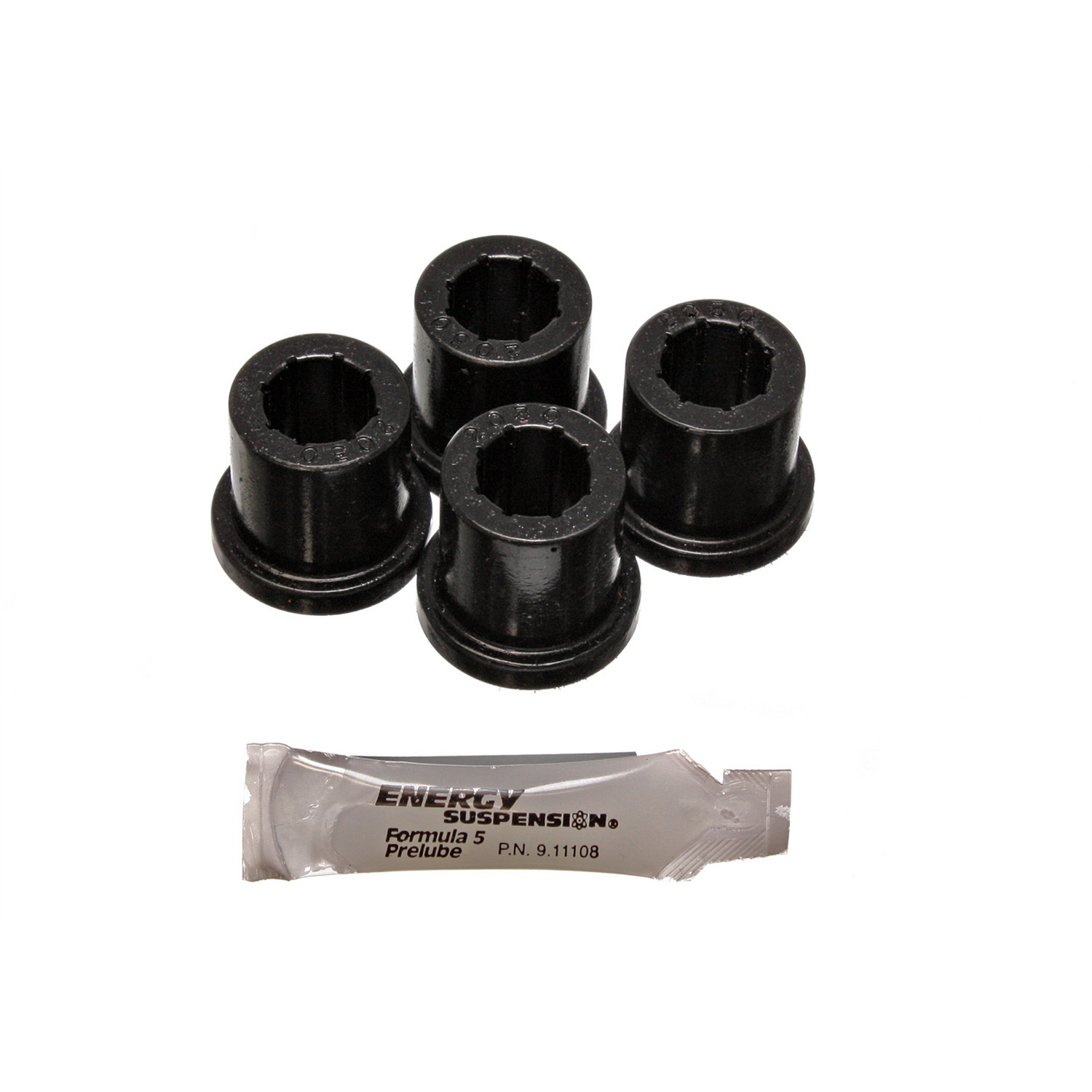 Black Rear Spring Frame Shackle Bushing Kit <br>80-88 Toyota Pickup