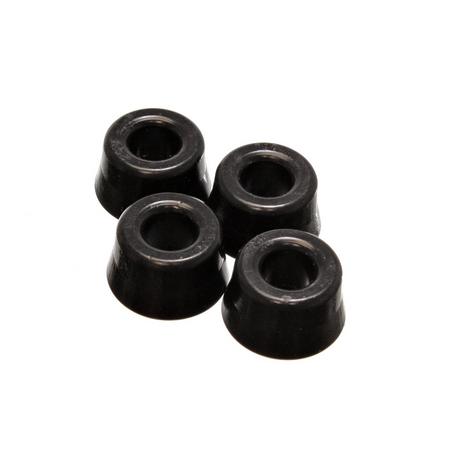 Black Front Strut Rod Bushing Set <br>78-85 Toyota Celica