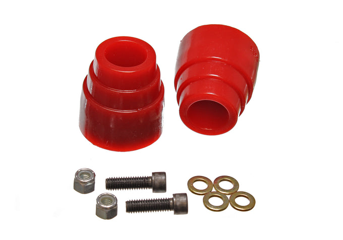 Red Front Bump Stop Set <br>00-04 Ford Excursion