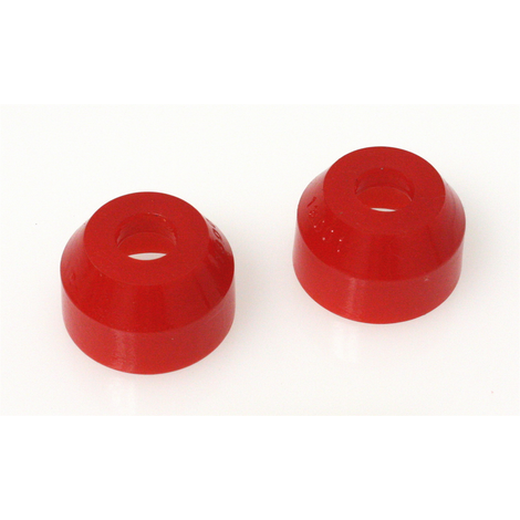 Red Front Ball Joint Dust Boots Set <br>64-66 Ford Mustang, 84-98 Honda Civic