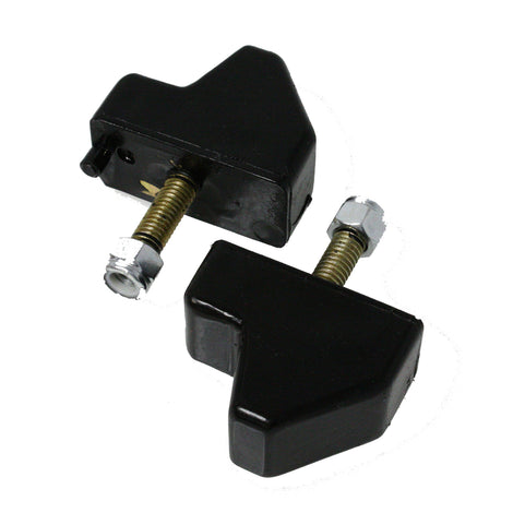 Black Front Bump Stop Set <br>79-85 Buick Riviera