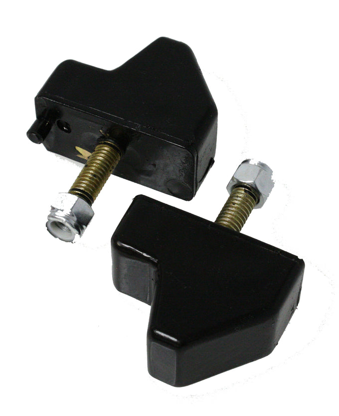 Black Front Bump Stop Set <br>79-85 Buick Riviera