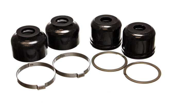 Black Front or Rear Ball Joint Boot Set <br>94-01 AM General Hummer