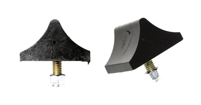 Black Front Bump Stop Set <br>75-80 Chrysler Cordoba