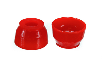Red Front Ball Joint Dust Boots Set <br>03-10 Dodge Ram 1500/2500/3500, 79-04 Ford Mustang
