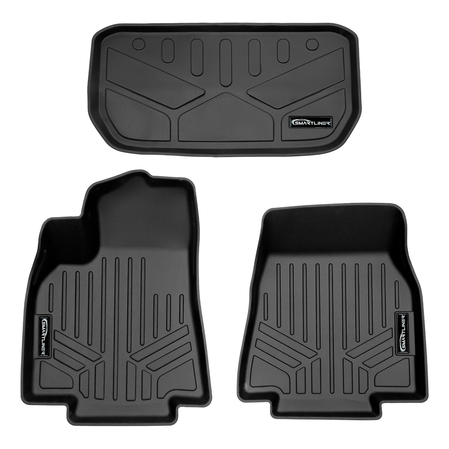 1st Row Floor Liner and Front Trunk Liner Set <br> 20-23 Tesla Model Y