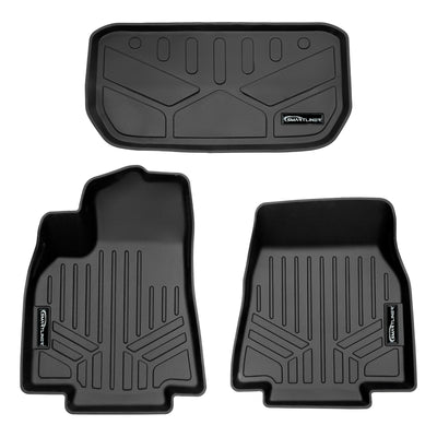 1st Row Floor Liner and Front Trunk Liner Set <br> 20-23 Tesla Model Y