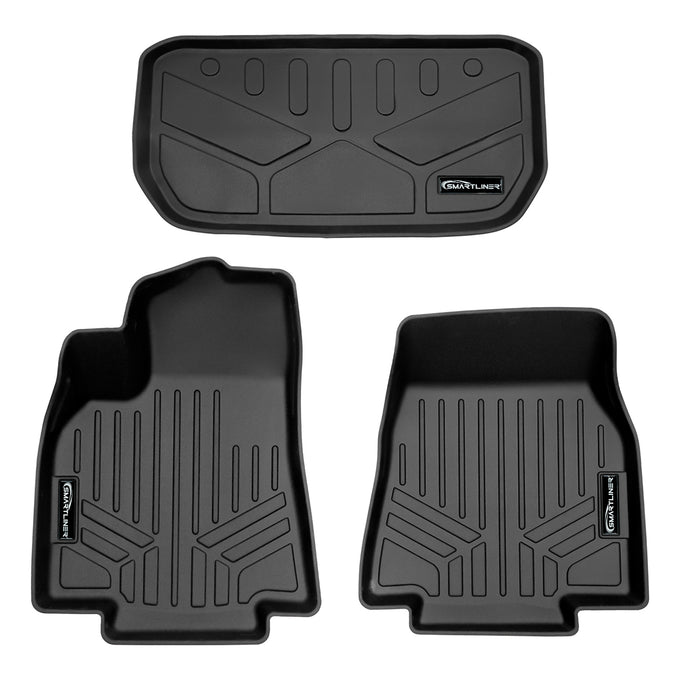 1st Row Floor Liner and Front Trunk Liner Set <br> 20-23 Tesla Model Y