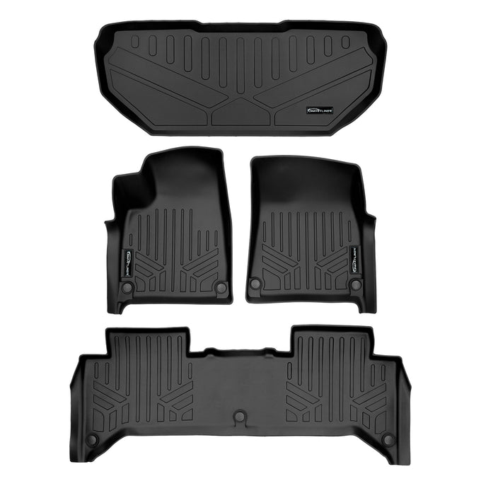 2 Row Floor Liner and Front Trunk Liner <br> 22-23 Rivian R1T