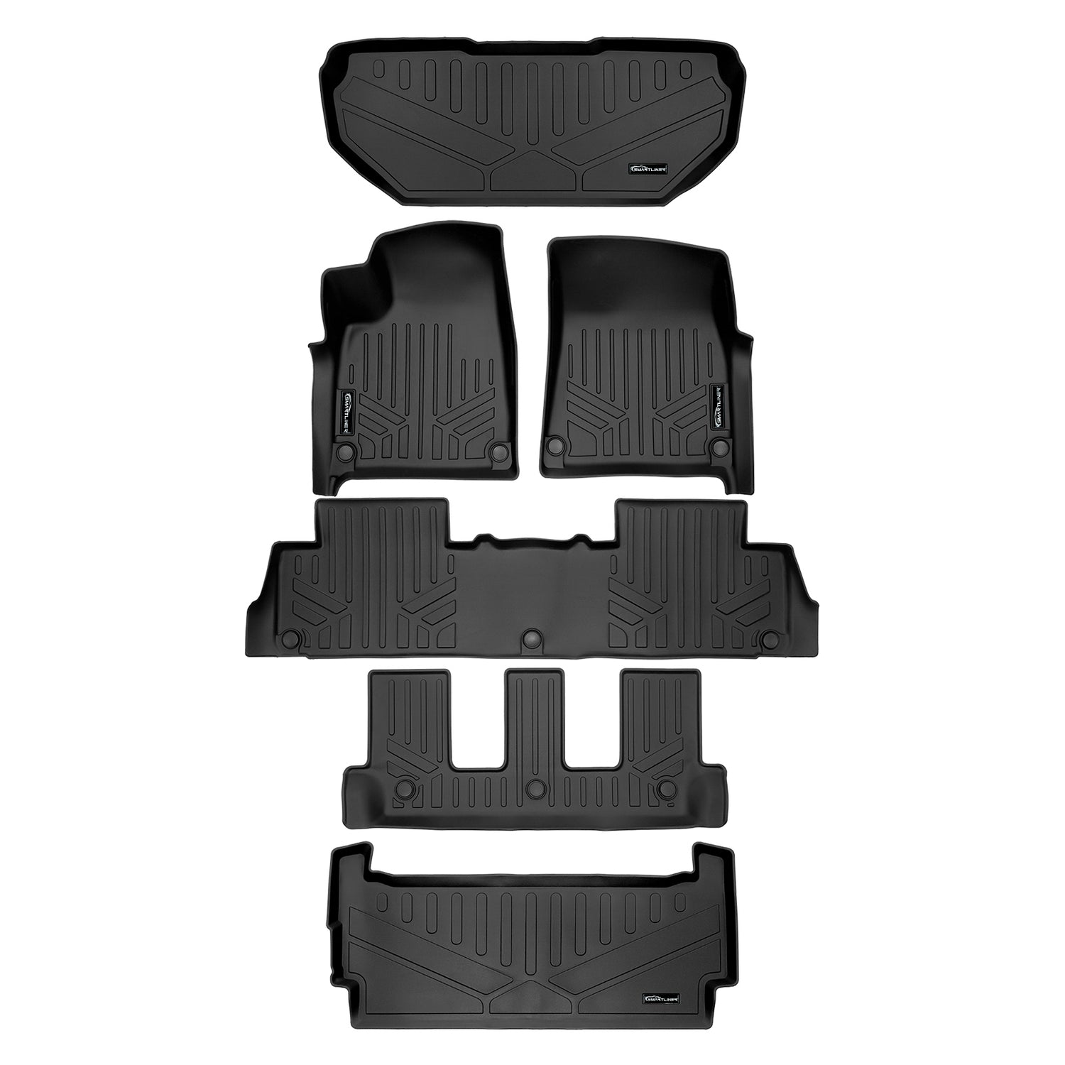 3 Row,Cargo Liner Behind the 3rd Row & Front Liner <br> 22-24 Rivian R1S