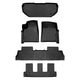 3 Row Floor Mat Liner & Front Trunk Liner Set <br> 22-24 Rivian R1S