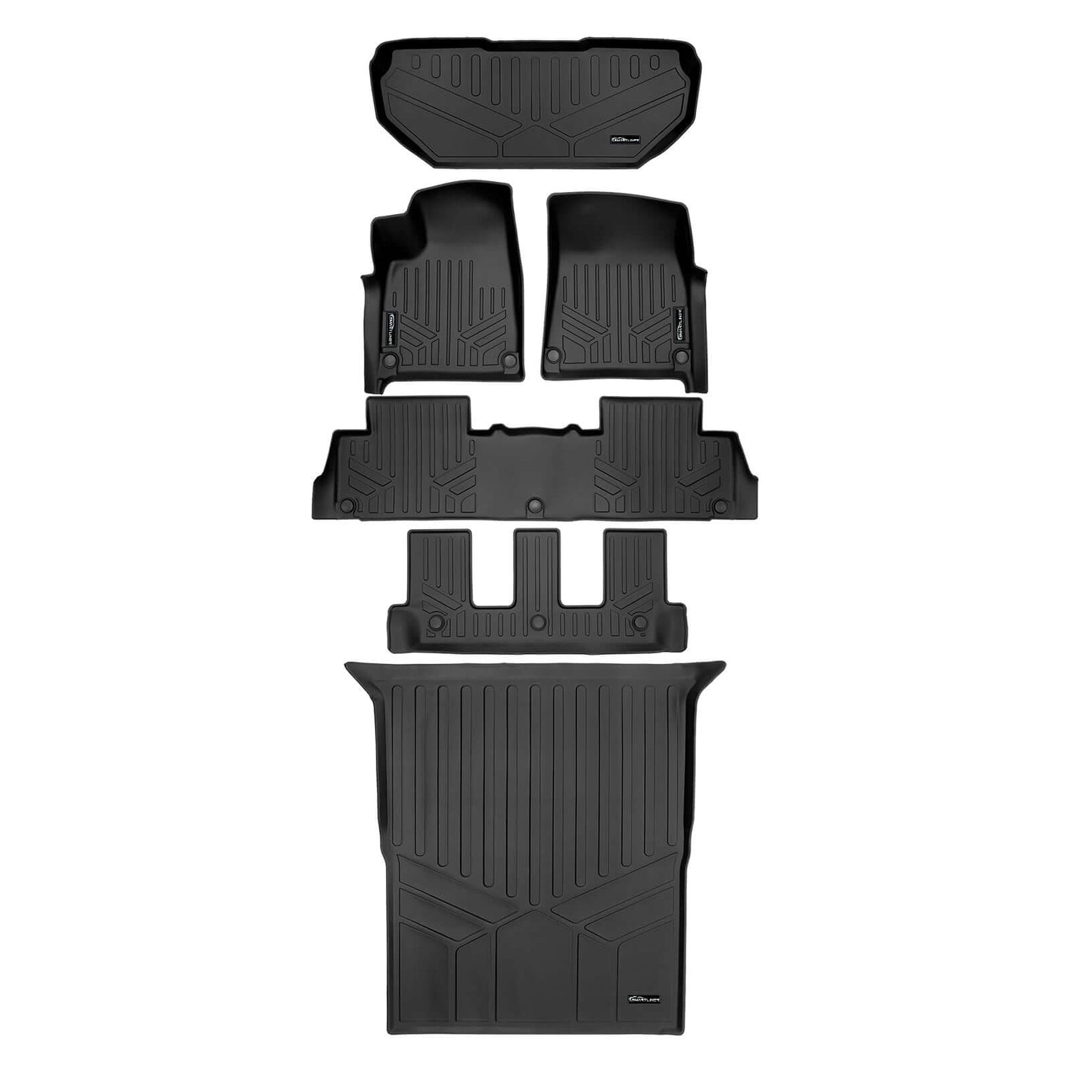 3 Row,Cargo Liner Behind the 2nd Row & Front Liner <br> 22-24 Rivian R1S