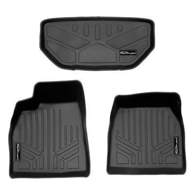 1st Row Floor Liner and Front Trunk Liner Set <br> 20-23 Tesla Model S