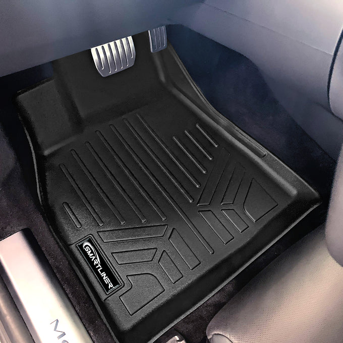 1st Row Floor Liner and Front Trunk Liner Set <br> 20-23 Tesla Model S
