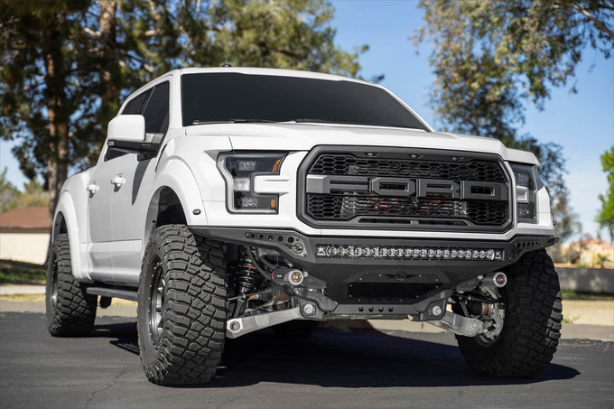 Rock Fighter Frame Cut Front Bumper<br> 17-20 Ford Raptor
