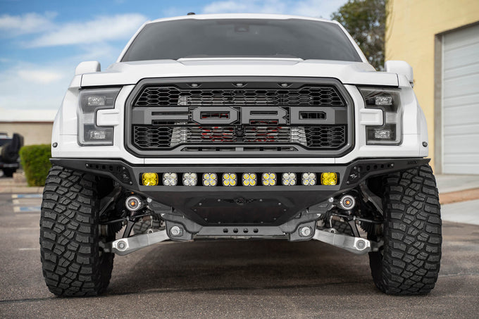Rock Fighter Frame Cut Front Bumper<br> 17-20 Ford Raptor