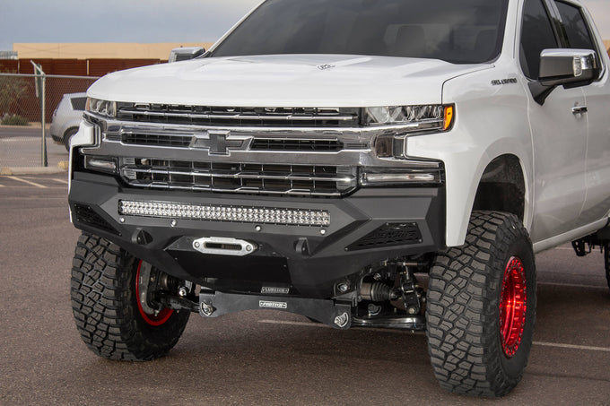 Stealth Fighter Front Bumper<br> 19-21 Chevy Silverado 1500