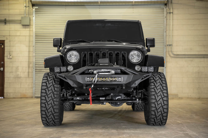 Stealth Fighter Front Bumper<br> 07-18 Jeep Wrangler