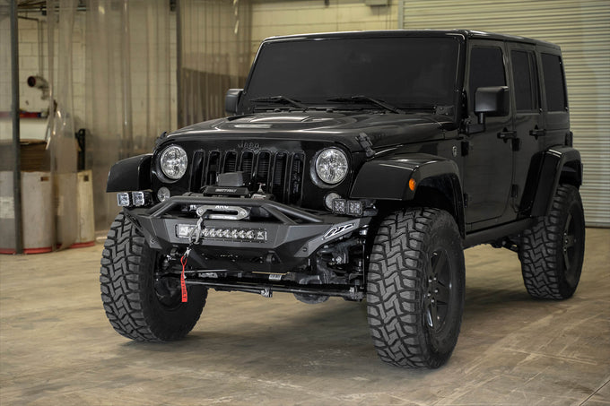 Stealth Fighter Front Bumper<br> 07-18 Jeep Wrangler
