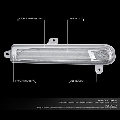 Sequential Chasing Amber LED Turn Signal Lights<br>08-26 Peterbilt 389, 388, 367, 567, 589