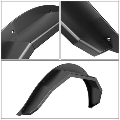 Pair of Carbon Steel Front Fender Flares <br> 21-24 Ford Bronco 4Dr