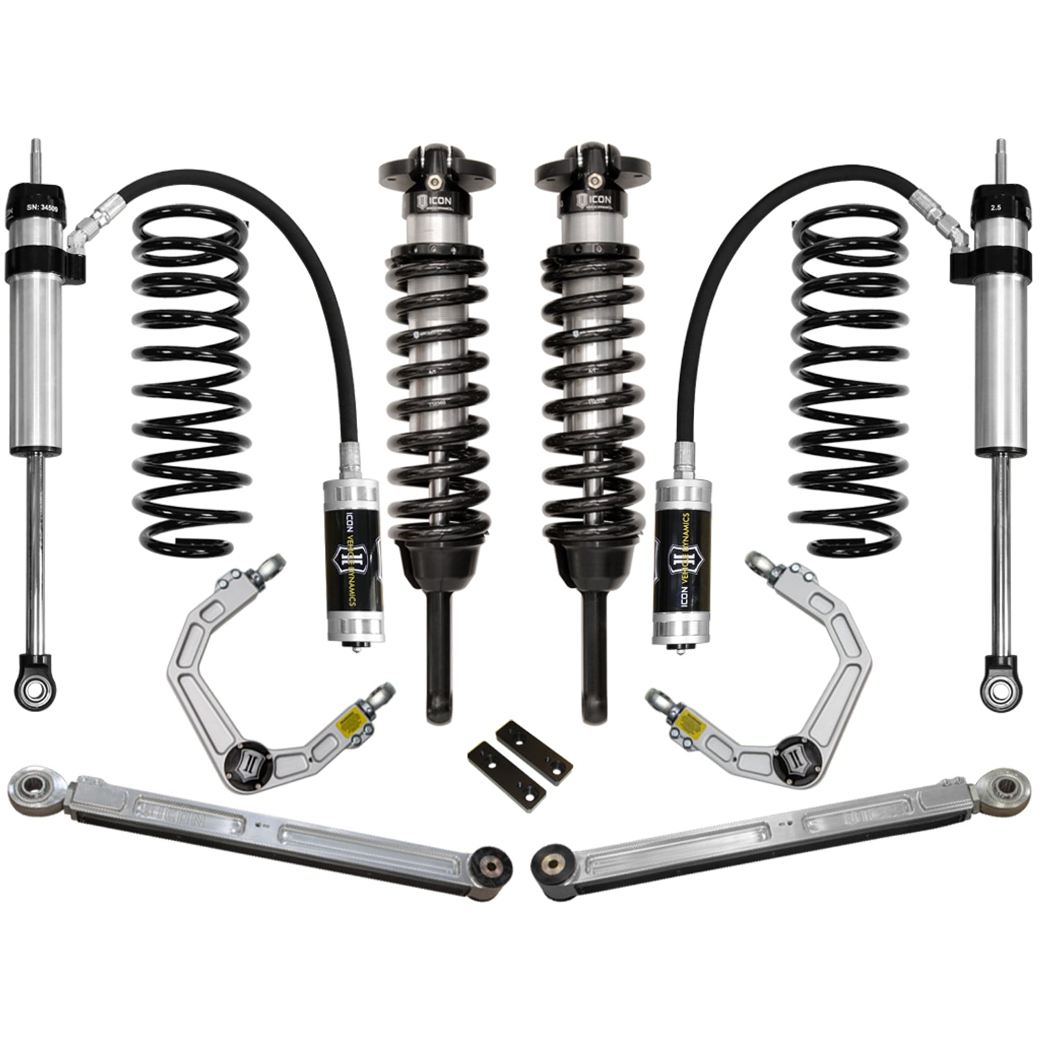 0-3.5in Stage 4 Suspension System w/Billet Uca <br> 10-24 Toyota 4Runner 10-14 FJ Cruiser